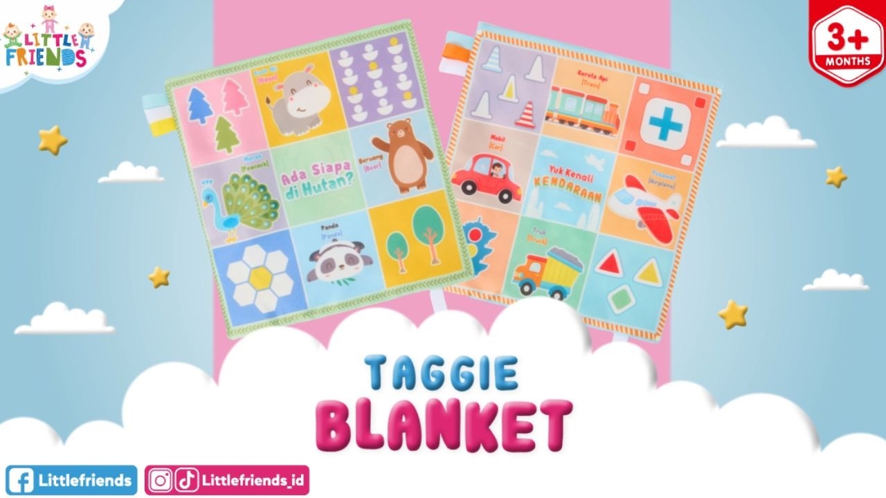 Taggie Blanket Little Friends