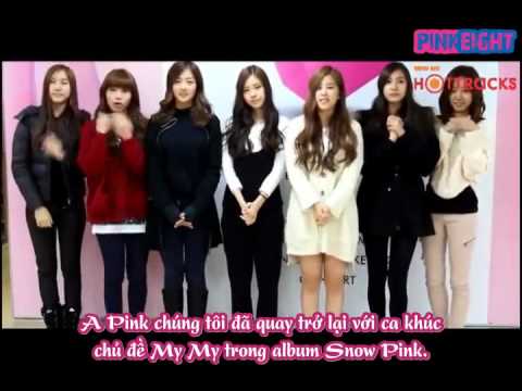 [Vietsub] 111125 A Pink Video Greeting (HOTTRACKS)