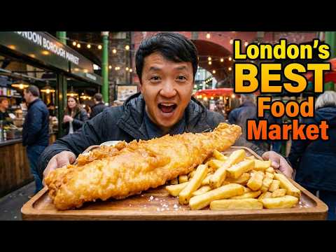 24 Hours Eating at the Best STREET FOOD MARKETS in London | #1 GREATEST Sandwich in ENGLAND!