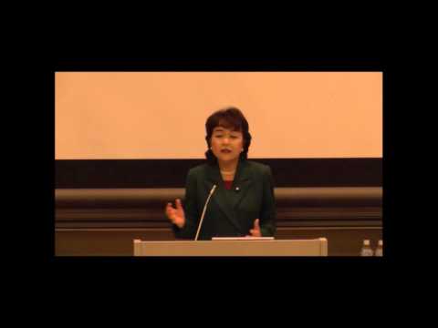 Women can Change the World 基調講演 猪口議員