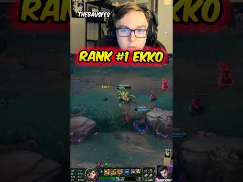 TheBausffs Can't BELIEVE How Good RANK #1 EKKO IS #leagueoflegends