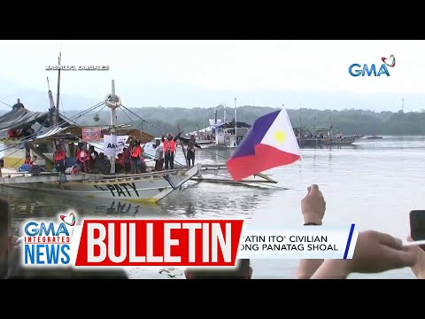Nasa 100 bangkang kasama sa "Atin Ito" civilian mission, lumalayag… GMA Integrated News Bulletin