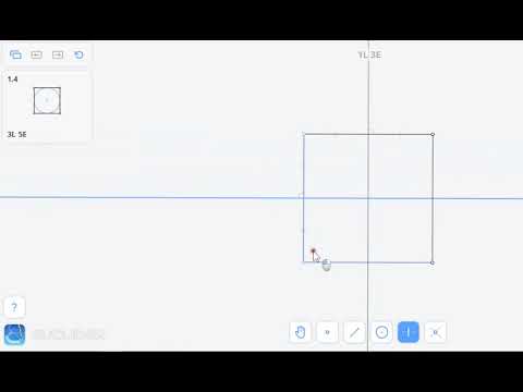 Euclidea tutorial - Circle in square