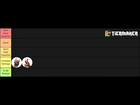 Rise of kingdom Legendary commanders' expertise skill tier list