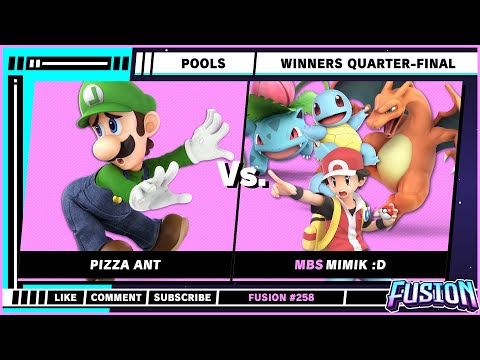 Fusion # 258 - Winners Quarter-Final - Pizza Ant (Luigi) VS Mimik :D (Pokemon Trainer) - SSBU
