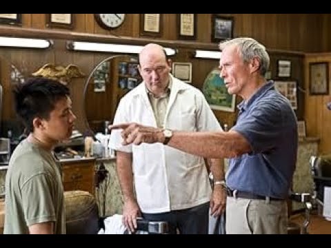 Gran Torino (2008) Barbershop Scene "Walt! You cheap bastard!" - Clint Eastwood & John Carroll Lynch