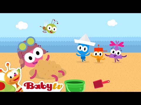 At the beach with the Choopies 😍 | Summer Fun 🍦🏖️ | Cartoons for Kids @BabyTV