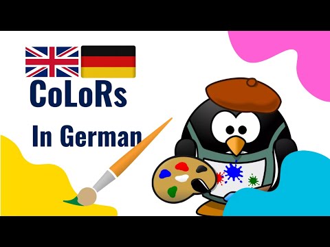 Learn German: COLOURS | Die Farben | Learn German Vocabulary With Pictures | Farben auf Deutsch