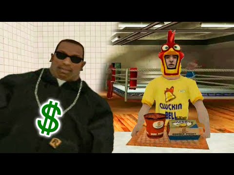 🍔 GTA San Andreas Loquendo CJ GAINS FAT and EARNS LOTS OF MONEY 🤑 (RE-UPLOADED)