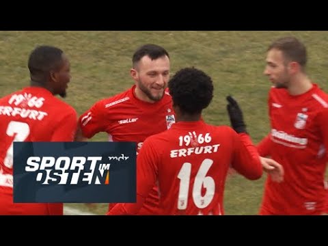 FC Rot-Weiß Erfurt gewinnt Oberliga-Spitzenspiel gegen den VFC Plauen | Sport im Osten | MDR