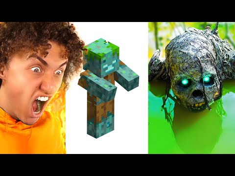 Cursed REAL LIFE Minecraft MOBS!