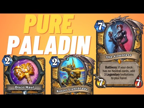 Pure Paladin is still broken after the patch!! - Hearthstone - Festival of Legends