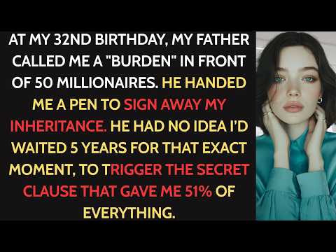 At My Birtday Party, My Dad's Toast  'You're a BURDEN'    My Response Made 50 Millionaires GASP