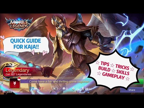 MOBILE LEGENDS! KAJA TIPS AND TRICKS! SKILLS & GAME PLAY ANALYSIS! FULL TUTORIAL AND BEST BUILD!!