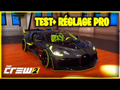 THE CREW 2 TEST + RÉGLAGE PRO BUGATTI DIVO EMERALD STORM ÉDITION