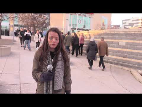 Protest at The 48th Juno Awards at Budweiser Gardens in London, ON