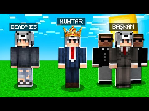 KÖYDE NASIL BAŞKAN OLDUM! 😱 - Minecraft