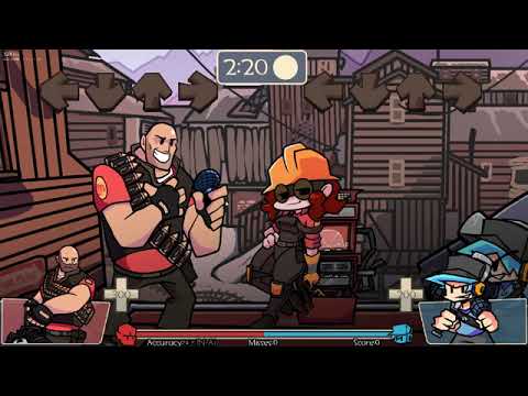 Iron Curtain V3 Full Gameplay | FNF Mann Co V2 Teaser