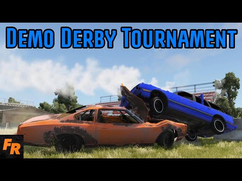 BeamNG Drive Multiplayer - Demo Derby Tournament Part 1