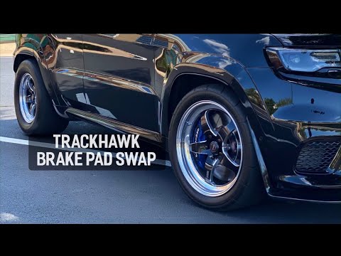 Trackhawk Brembo Brakes pads swap/install job