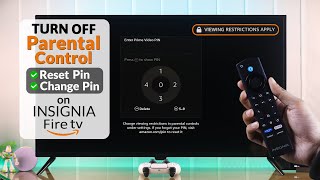 Insignia Fire TV: How To Remove Parental Control PIN! [Reset/Change]