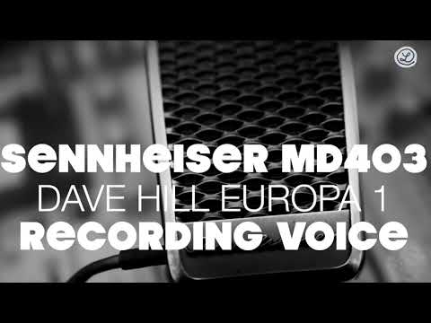 SENNHEISER MD-403 // DAVE HILL DESIGNS EUROPA 1 // Vintage Dynamic Mic // Voice Over