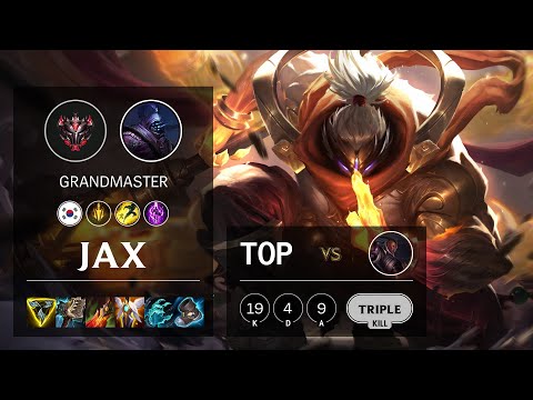 Jax Top vs Lucian - KR Grandmaster Patch 11.24b