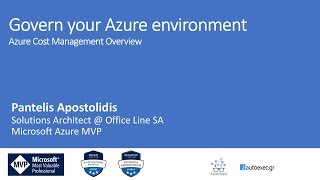 Azure Cost Management Overview