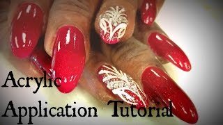 HOW TO APPLY ACRYLIC | OVAL NAILS