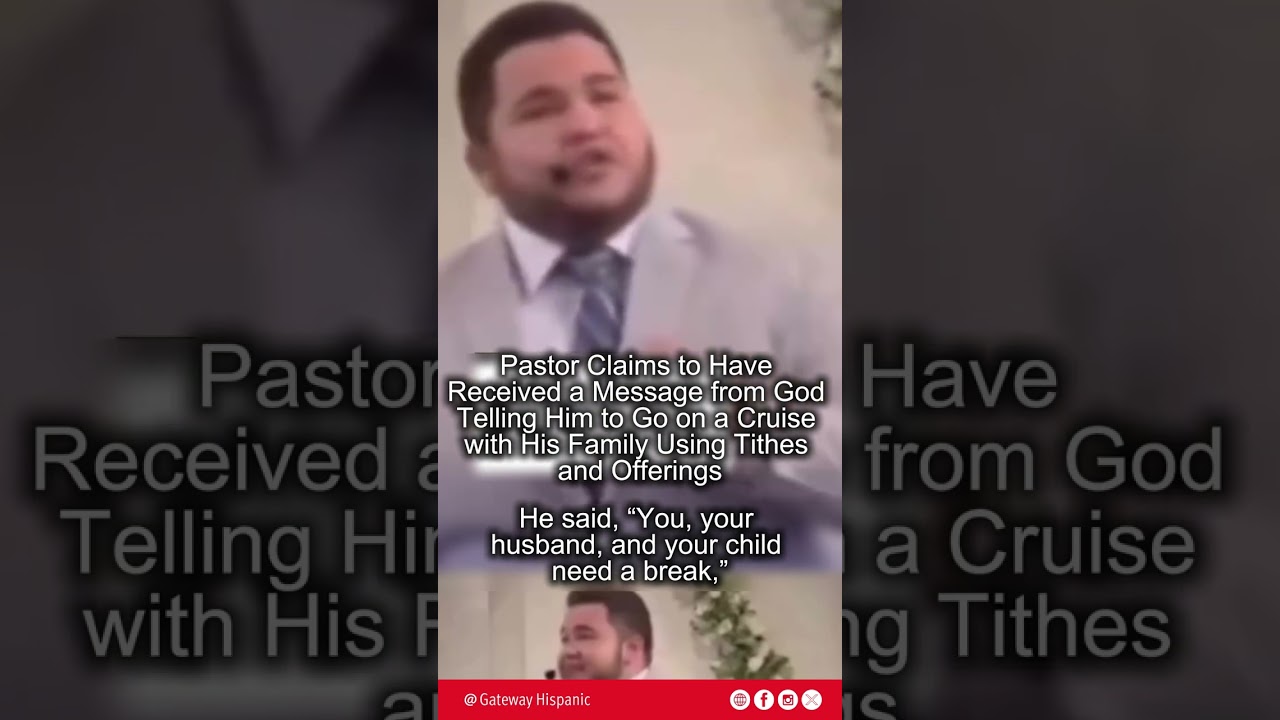 Pastor se quiere ir de vacaciones pagadas con el diezmo