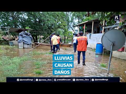 Lluvias causan inundaciones y deslizamiento en Alta Verapaz