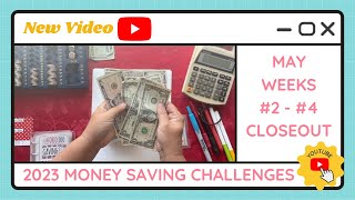 Cash Stuffing Money Saving Challenges for Weeks #2 - #4 of May - TracEy Monster Savings on Etsy