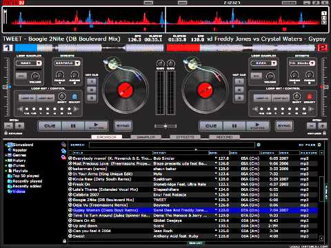 Virtual DJ - mix between paul van dyk and eric prydz