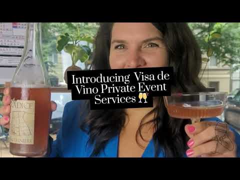 Introducing Visa de Vino Private Event Services 🥂