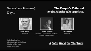 [FPU LIVE] Day 1 - Syria Case Hearing: The People's Tribunal on the Murder of Journalists video