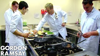 Chef Ramsay Teaches Amateur Butchers How to Cook A Perfect Steak - Gordon Ramsay