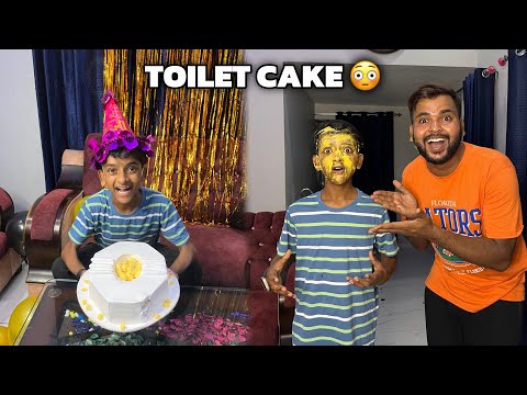 Finally Toilet Cake Aa hi Gaya 😳 Zeeshan Ka Birthday Celebration 2024 😍
