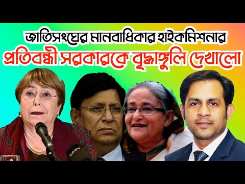 প্রতিবন্ধী সরকারকে বৃদ্ধাঙ্গুলি দেখালো মিশেল ব্যাশেলেট #Nazmul_Hasan #New_York_Voice