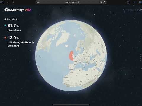 MyHeritage DNA results (V1 compared to V2) from a Swedish person🇸🇪 #myheritage #myheritagedna