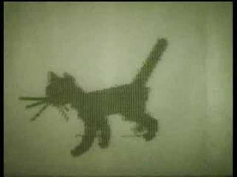 “Kitten” 1968 computer animation “Kitten” 1968 computer animation