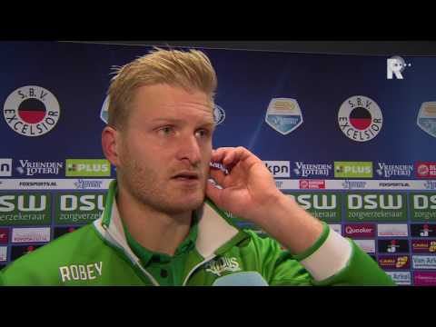 Mart Dijkstra na afloop van Excelsior - Sparta