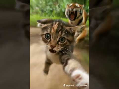 A tiger is chasing me... #shorts