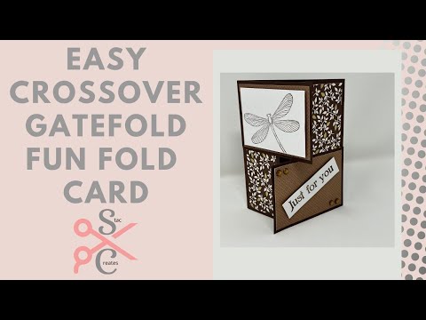 Gatefold Crossover Card | Fun Fold Card