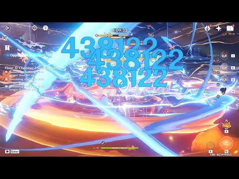 Spiral Abyss 3.1 Floor 12-1-2 | C6 Childe Speedrun 17sec.