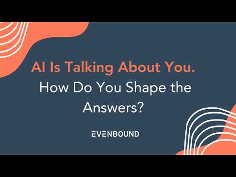 AI Is Talking About You. How Do You Shape the Answers?