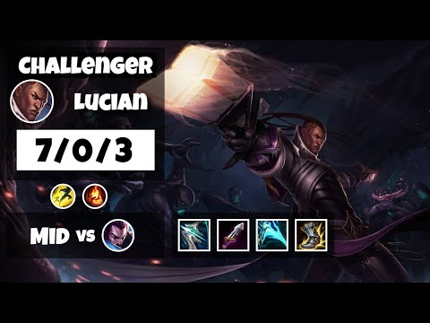Lucian vs Yasuo BR Challenger MID (7/0/3) - v11.6