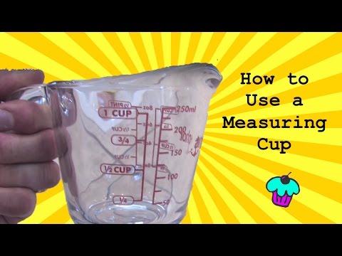Using a Measuring Cup