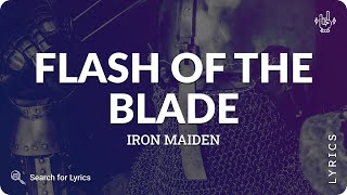 Iron Maiden - Flash of the Blade (Lyrics for Desktop)