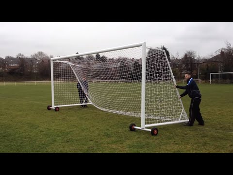 Football Aluminium Goal Post (Movable + Foldable)