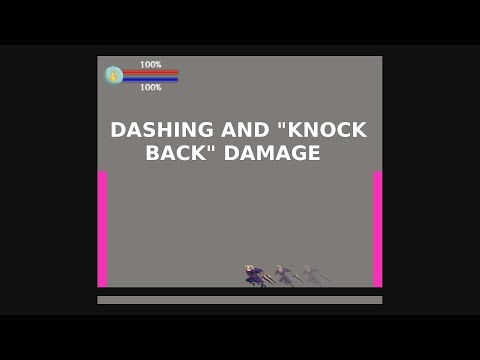 GDevelop 5 Tutorial/Example - Dash (Using Tweens) & "Knock Back" Damage